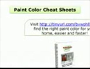 Paint Color Cheat Sheets: Most Popular Interior Paint