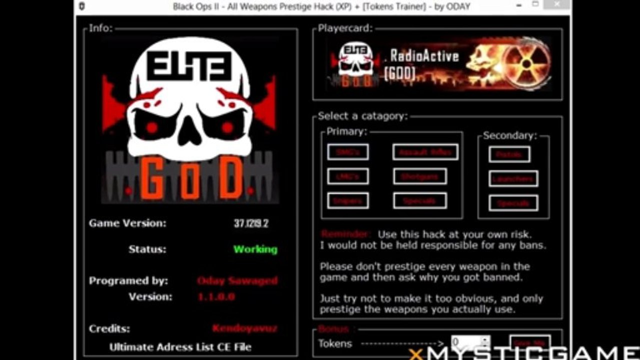 NEW October 2013 Black Ops 2  All Weapons Prestige Hack MAX XP BRAND (1)