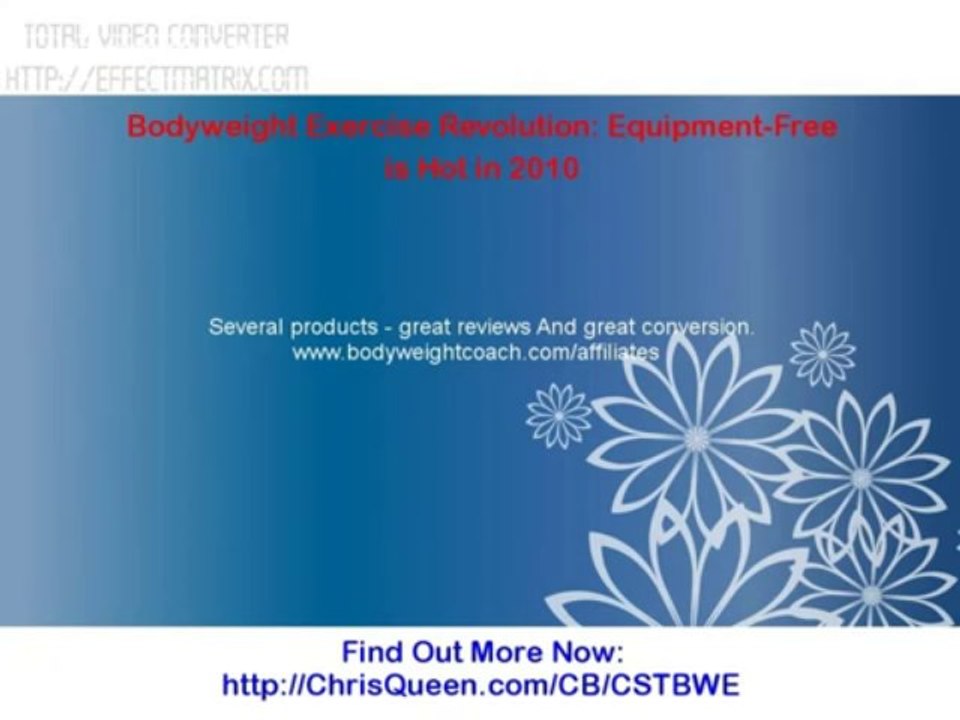 Bodyweight Exercise Revolution: Equipment-Free Is Hot In 2010