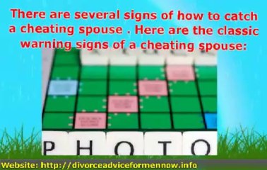 How to Catch a Cheating Spouse quick