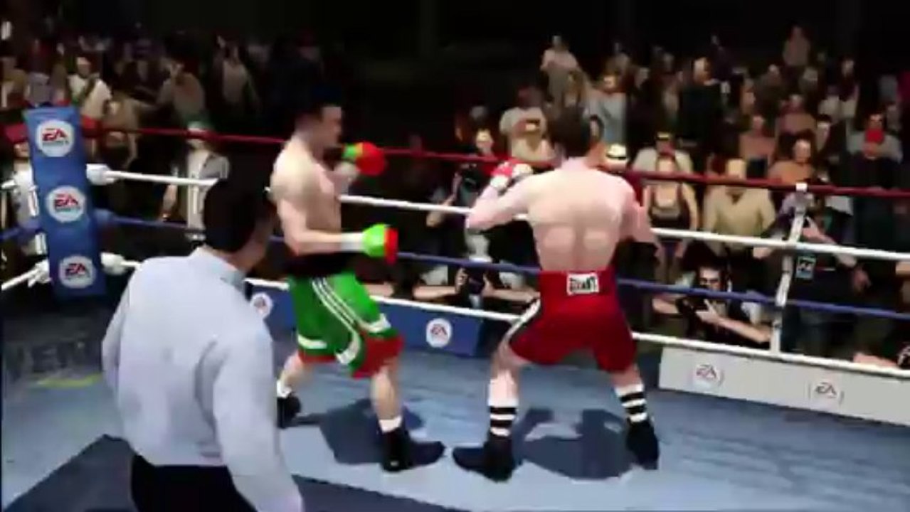 Xbox 360 - Fight Night Champion - Legacy Mode - Fight 9 - Joe Calzaghe vs Marcus Washington