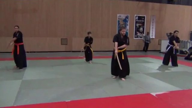 Démonstration de sabre japonais au Paris Manga & Sci-Fi show