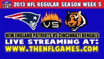 Watch New England Patriots vs Cincinnati Bengals Live NFL Streaming Online
