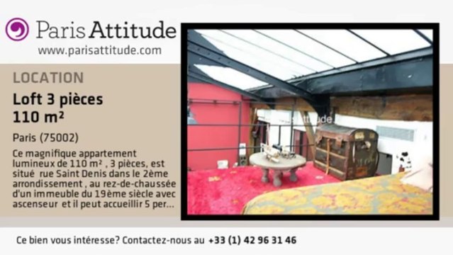 Loft 2 Chambres à louer - Strasbourg St Denis, Paris - Ref. 3300