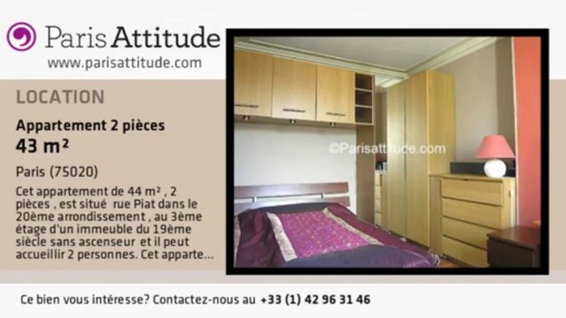 Appartement 1 Chambre à louer - Belleville, Paris - Ref. 7654