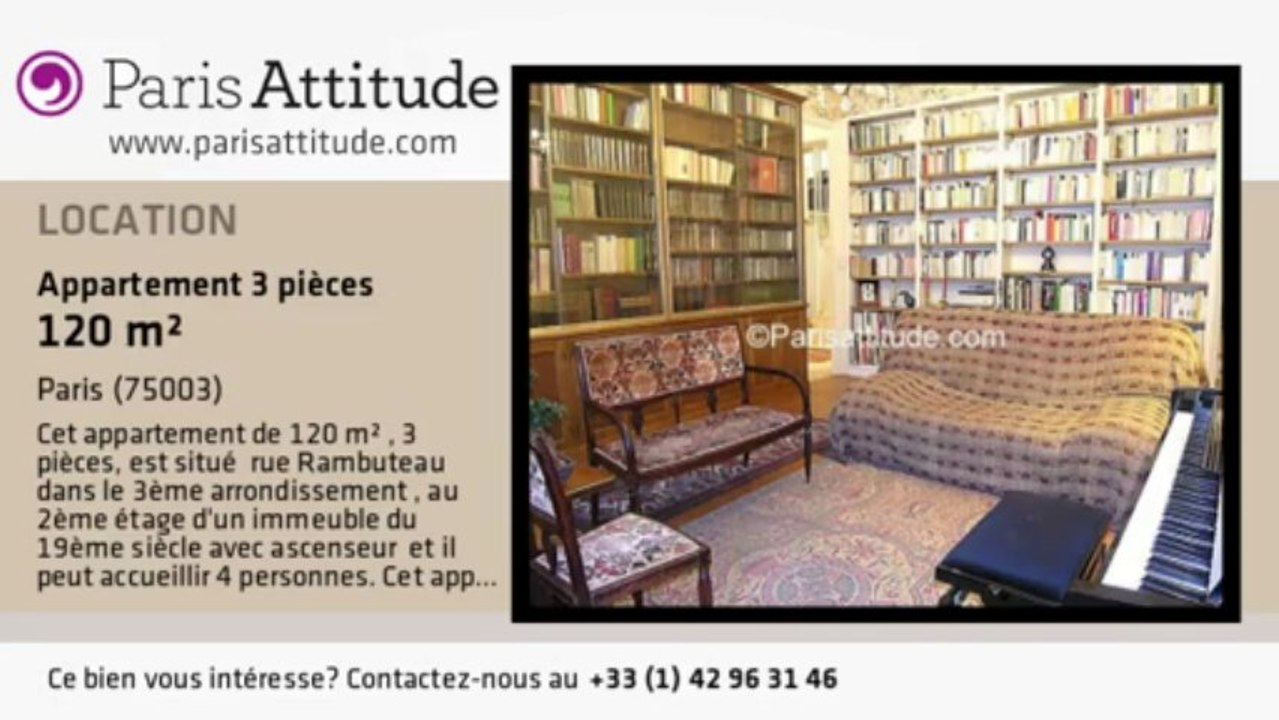 Appartement 2 Chambres à louer - Centre George Pompidou, Paris - Ref. 5945