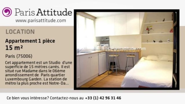 Appartement Studio à louer - Jardin du Luxembourg, Paris - Ref. 3416