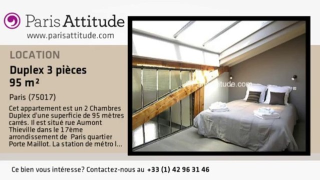 Duplex 2 Chambres à louer - Porte de Champerret, Paris - Ref. 4853
