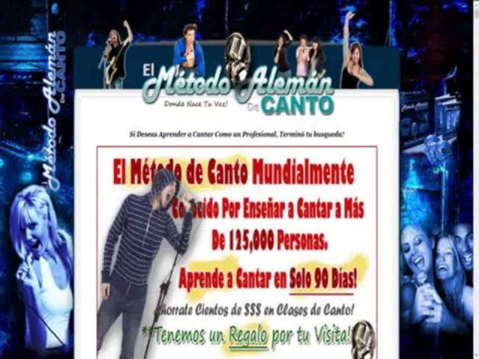 Curso de canto profesional multimedia metodo aleman de canto