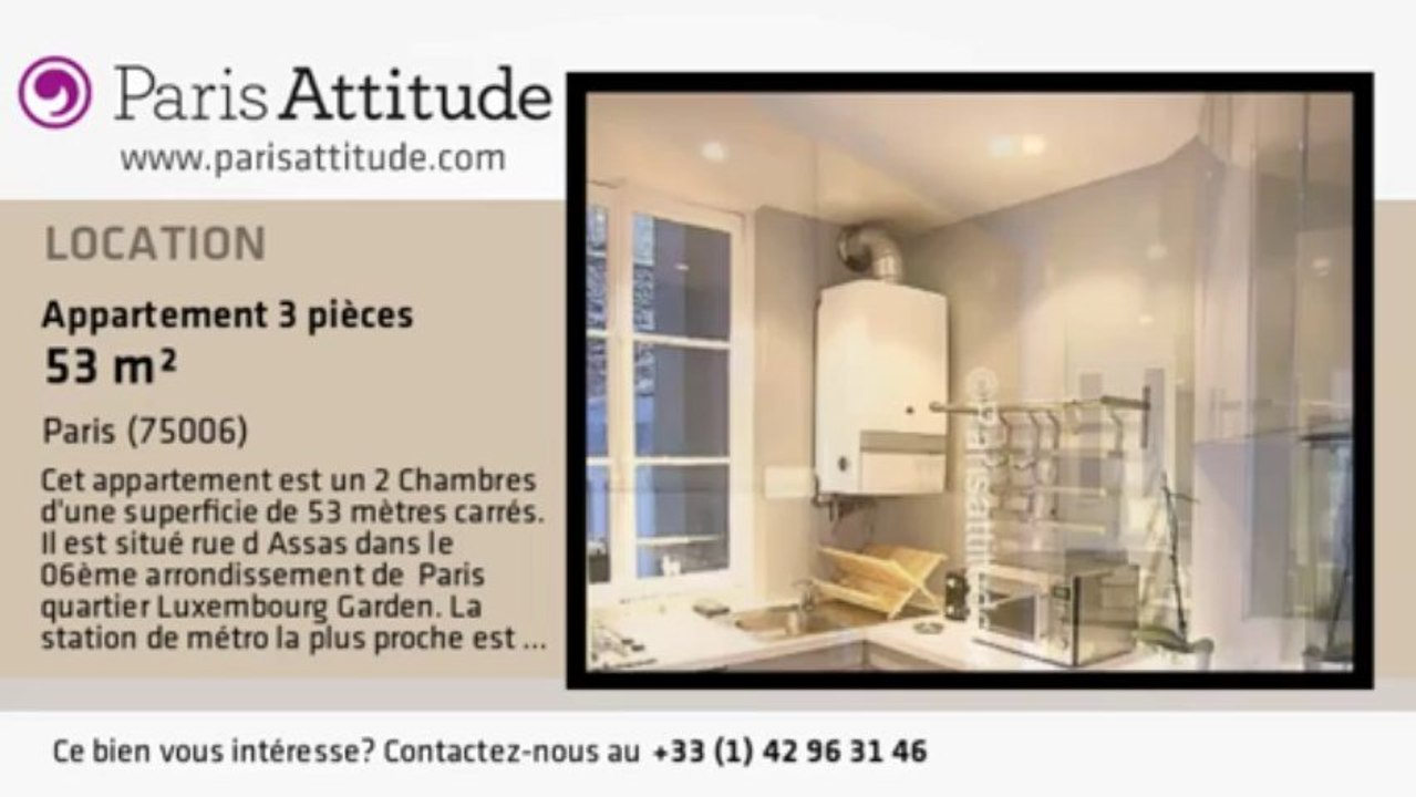 Appartement 2 Chambres à louer - Jardin du Luxembourg, Paris - Ref. 3993