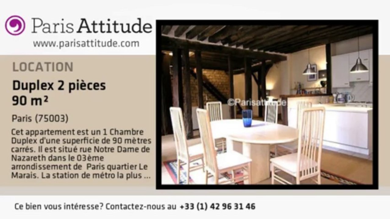 Duplex 1 Chambre à louer - Arts et Métier, Paris - Ref. 2328