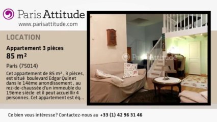 Maison de Ville 2 Chambres à louer - Montparnasse, Paris - Ref. 2483