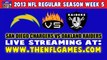 Watch San Diego Chargers vs Oakland Raiders Live NFL Streaming Online