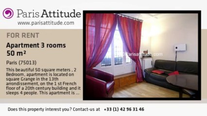2 Bedroom Apartment for rent - Les Gobelins, Paris - Ref. 5763