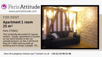 Studio Apartment for rent - Châtelet, Paris - Ref. 6488