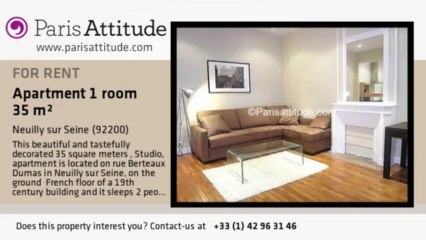Studio Apartment for rent - Neuilly sur Seine, Neuilly sur Seine - Ref. 5954