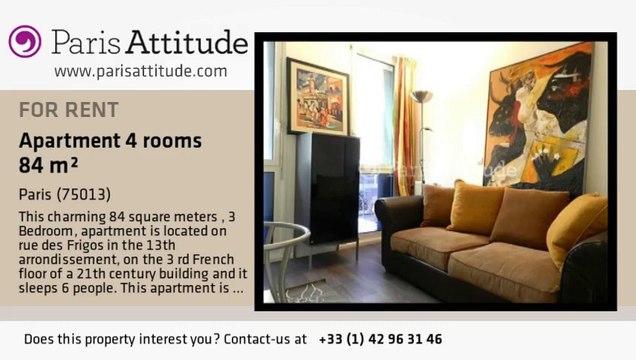 3 Bedroom Apartment for rent - Bibliothèque François Mitterrand, Paris - Ref. 8257