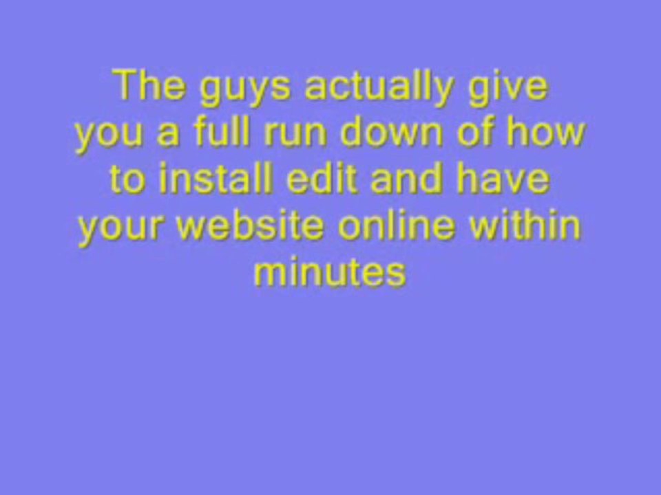 Your Free Monthly Websites 2.0 Affiliate