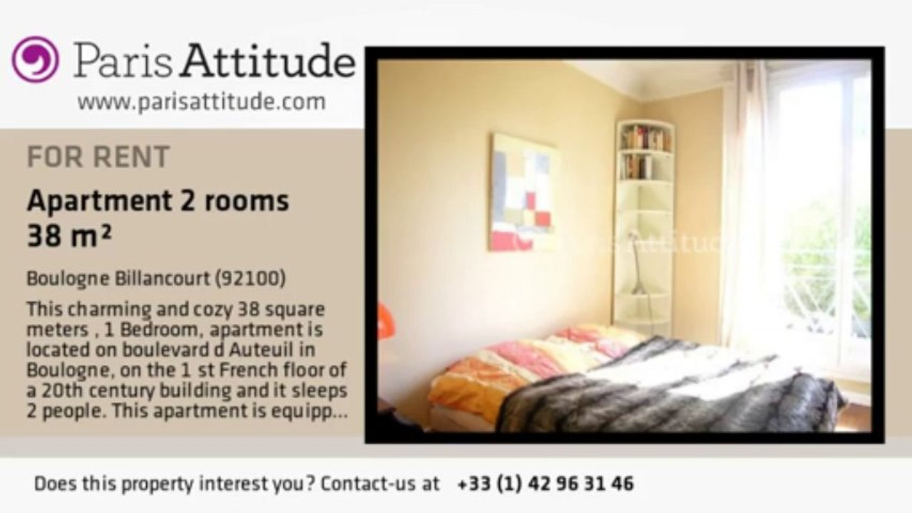 1 Bedroom Apartment for rent - Boulogne Billancourt, Boulogne Billancourt - Ref. 1416