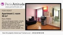 Studio Apartment for rent - Châtelet, Paris - Ref. 5084