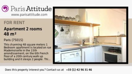 1 Bedroom Apartment for rent - Commerce, Paris - Ref. 5025