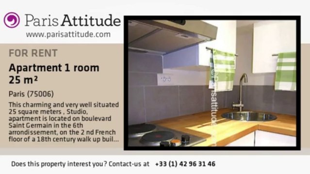 Studio Apartment for rent - St Germain, Paris - Ref. 5340