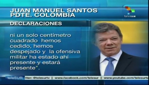 Se excusa Santos si llegara a fracasar diálogo de paz en La Habana