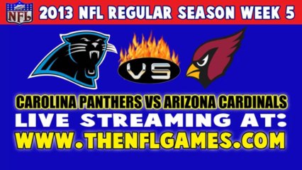 Watch Carolina Panthers vs Arizona Cardinals Live NFL Game Online