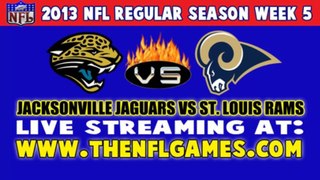 Watch Jacksonville Jaguars vs St. Louis Rams Game Live Internet Stream