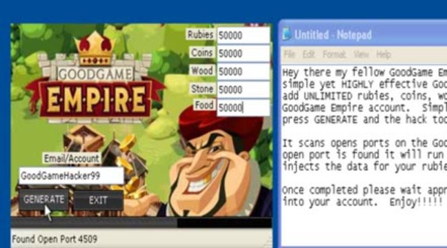 GoodGame Empire Hack Pirater | FREE Download October - November 2013 Update