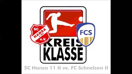 SC Hansa 11 II vs. FC Schnelsen II