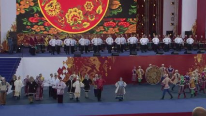 Russie: arrivée de la flamme olympique