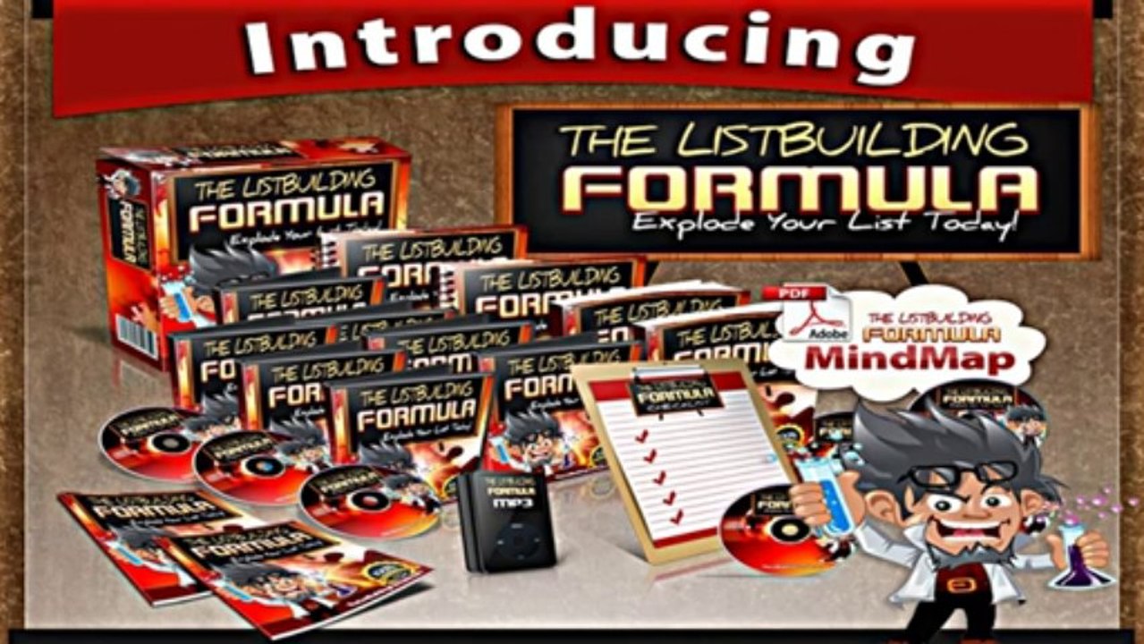 The List Building Formula Review - Methods I reveal are same as I use to build my subscriber list