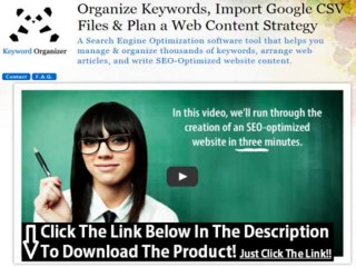 Download Video: Keyword Organizer Tool + Keyword Organizer Software