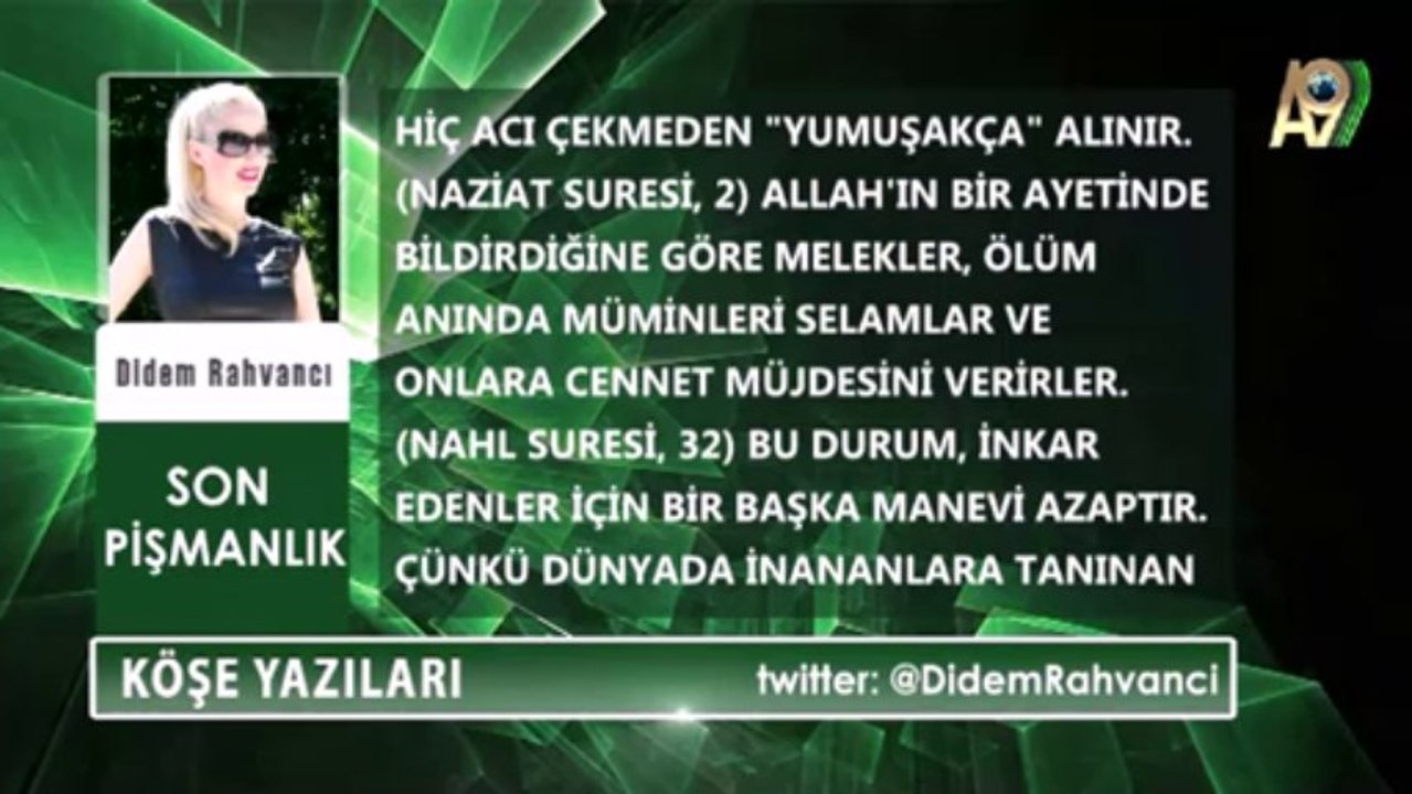 SON PİŞMANLIK - Didem Rahvancı