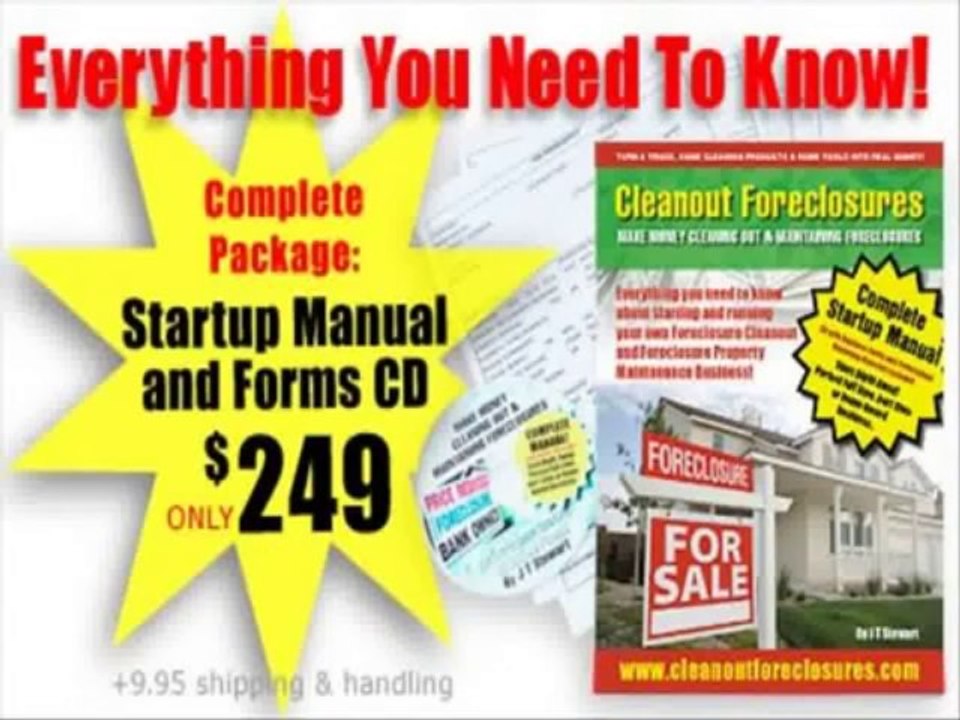 Profit From Cleaning Out Foreclosures   User Reviews and Ratings