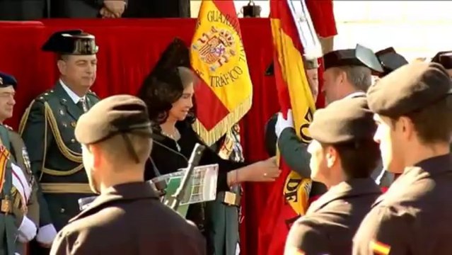 La Reina preside la celebración de la Patrona de la Guardia Civil.