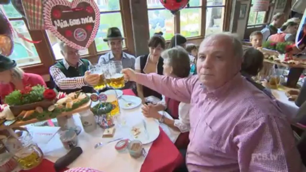 Bayern-Stars auf der Wiesn