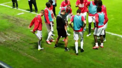 05/10/13 : EAG-SRFC : échauffement