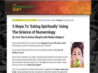 Numerology Diet  The Art And Science Of Spiritual Eating Get It Now!!