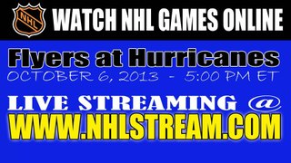 Watch Philadelphia Flyers vs Carolina Hurricanes 