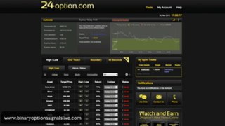 How To Trade Binary Options with Binary Options Signals Live 11-19-12