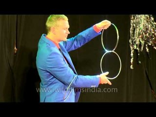 Trick with Rings By Magician Jakub from Poland : Dilli Haat