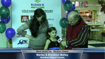 Habitat for Humanity Marathon Ontario Oct 7 2013_5 marley & Brooklyn Maley 1080p