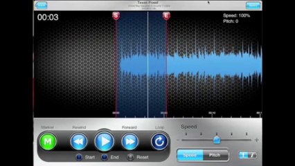 ipad riffmaster pro update 002 slowdown music to 25%