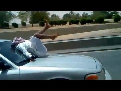 Involuntary hood surfing: Insane high speed ride ends in tragedy