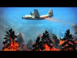 C-130s cargo planes help fight Arizona wildfires