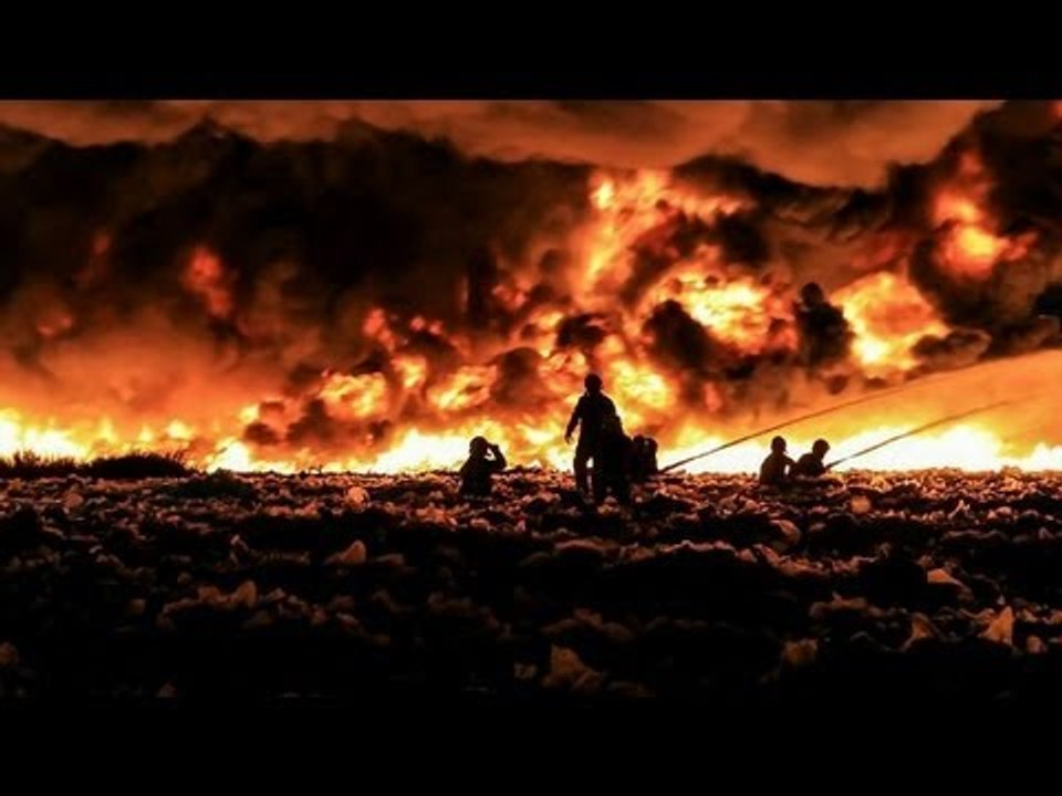 Smethwick fire: Chinese lantern sparks huge fire at plastic recycling plant