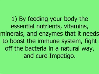 How To Cure Impetigo In 3 Days Or Less