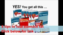 5 tips to lose stomach fat Review - Bonus -by  Caleb Lee